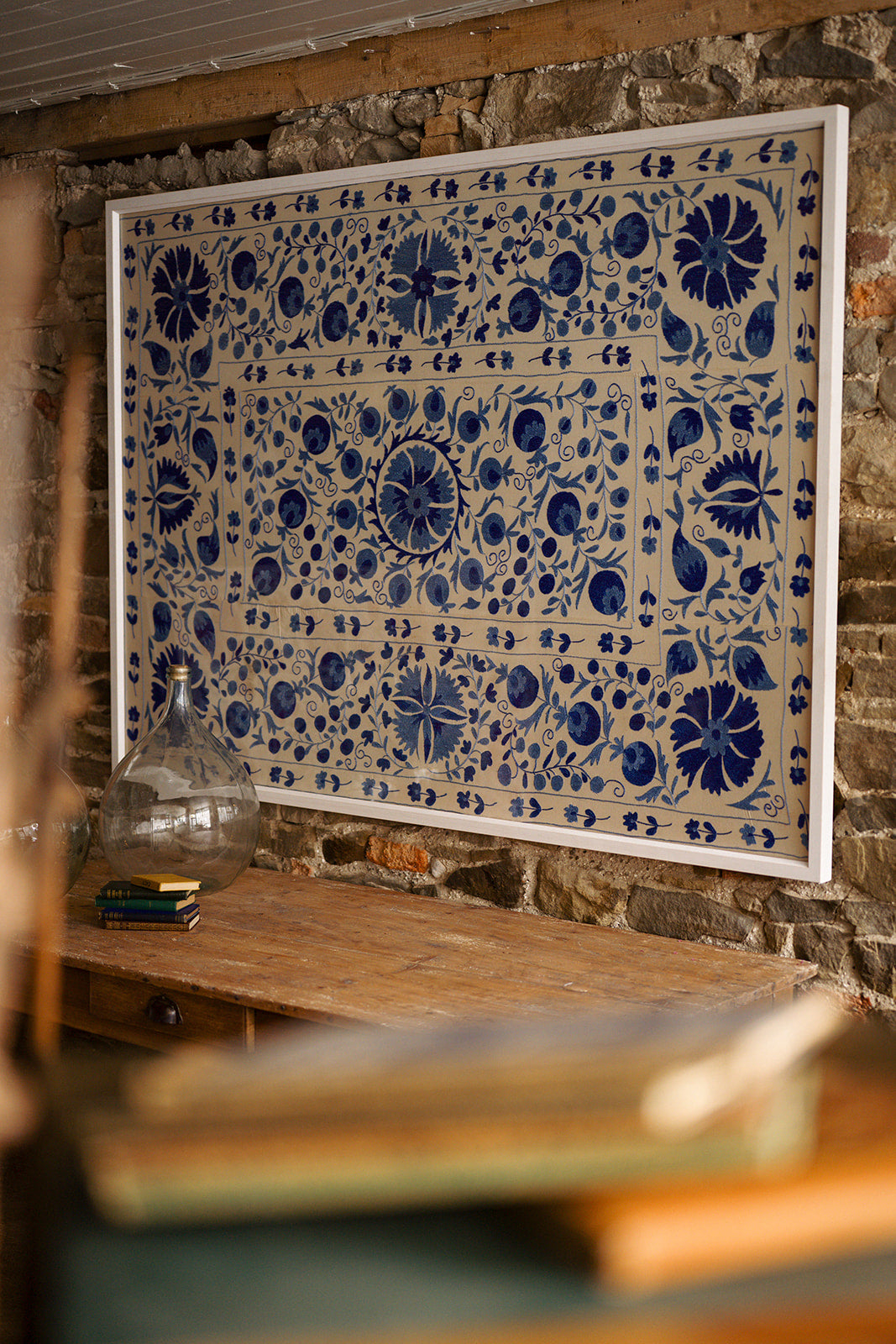 Large Framed Suzani – Joy Thorpe